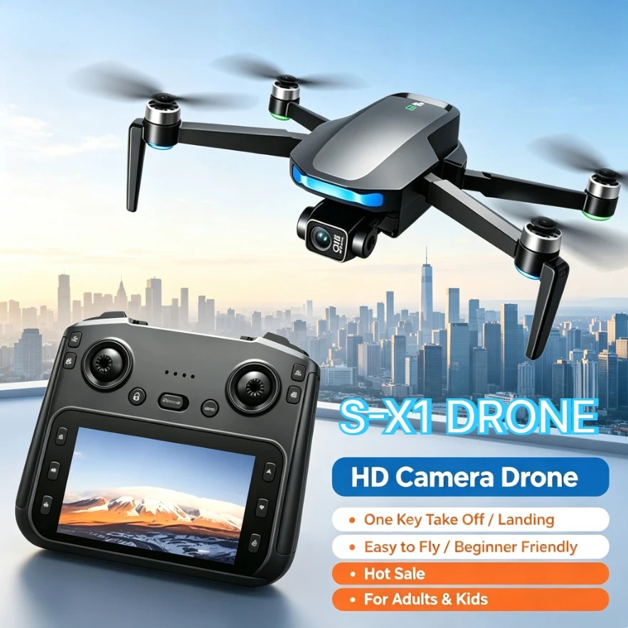 Drone Gimbal 3 Axis - Dron GPS S-X1 Original con Cámara