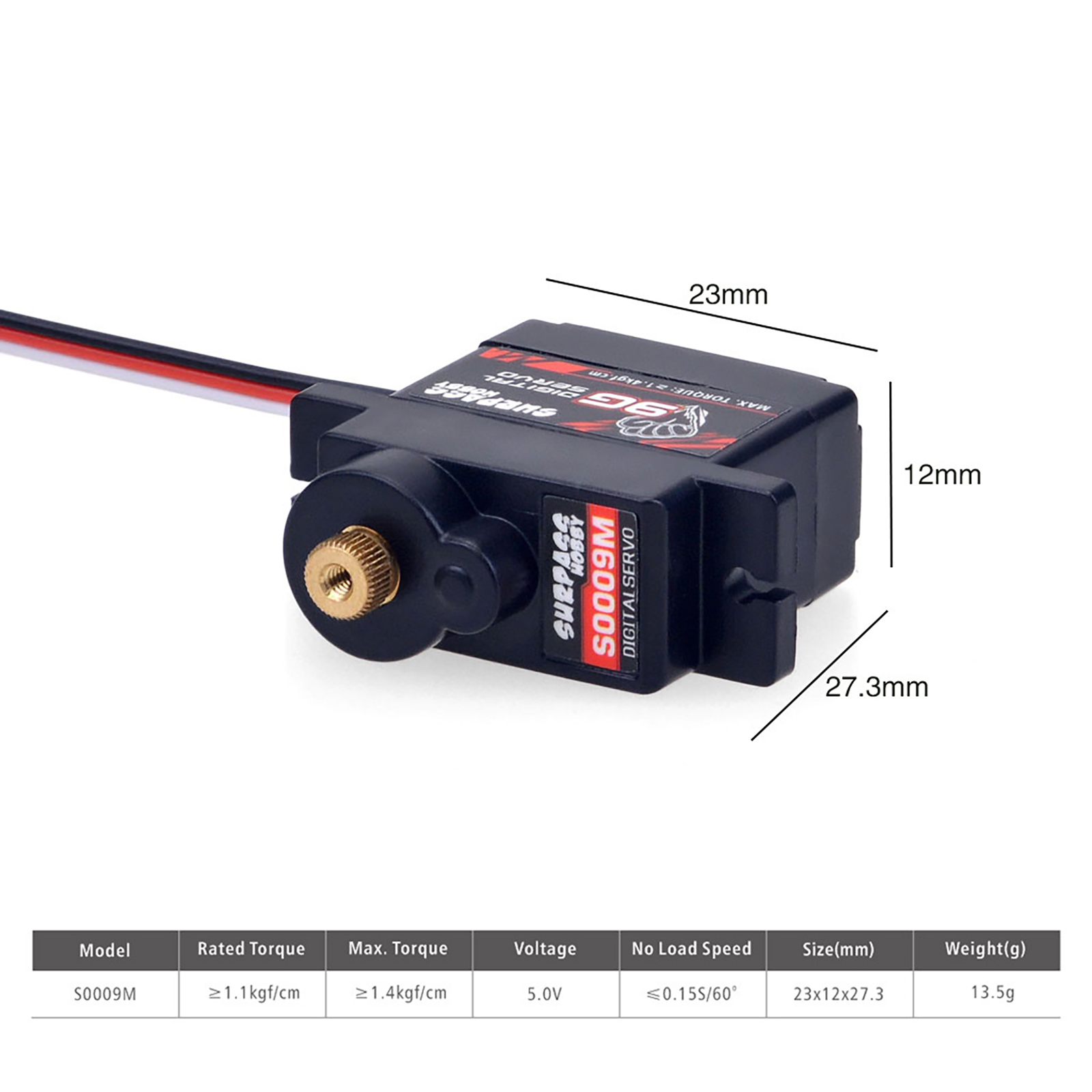 Micro Servo Digital de 2g, 3.7 - Drone Gimbal Controller reseña y precio