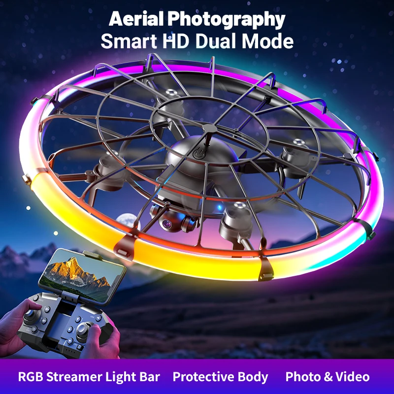 Dron RC JJRC H145 UFO con Lent - Drone Gimbal Brushless reseña y precio