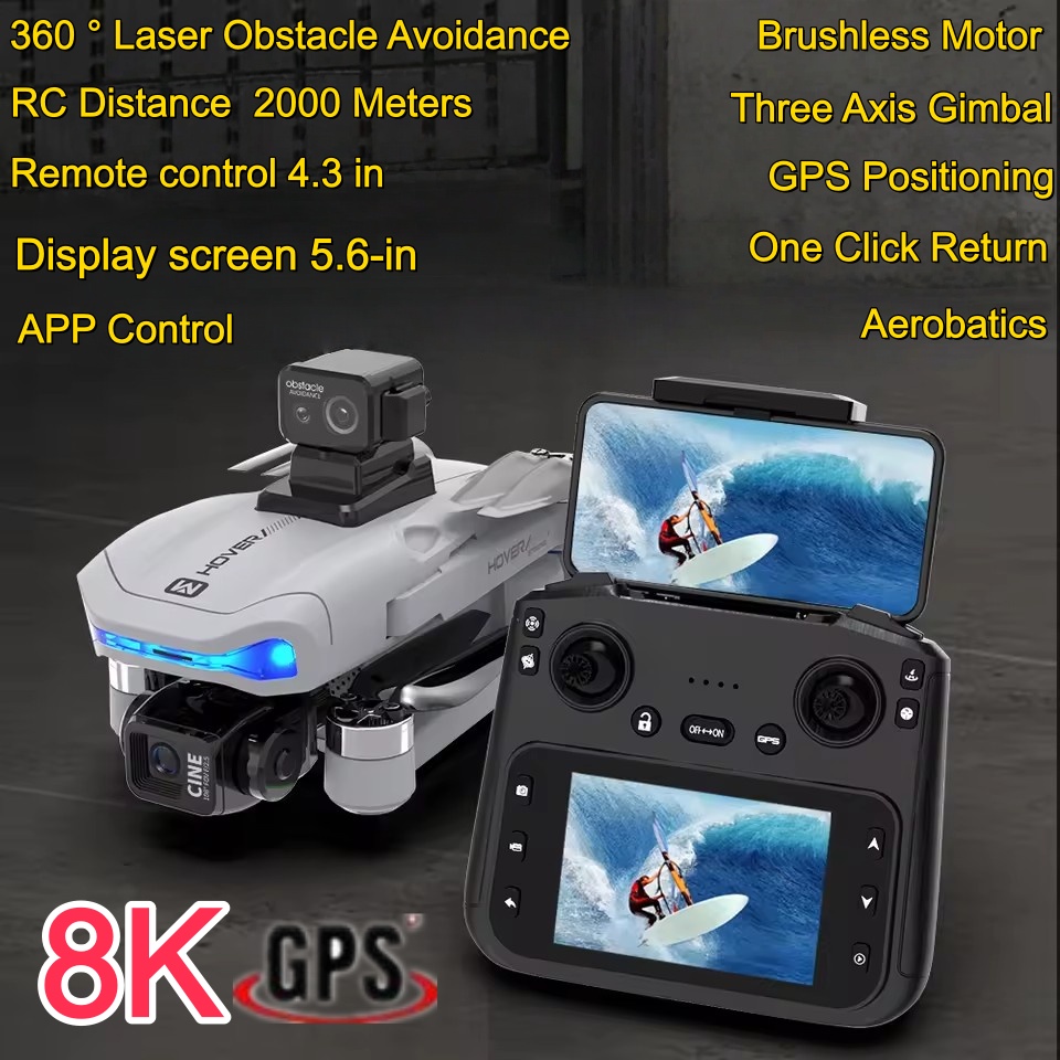 Dron con Gimbal de Tres Ejes 2 - Drone Gimbal 3 Axis reseña y precio